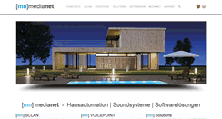 Desktop Screenshot of medianet-home.de
